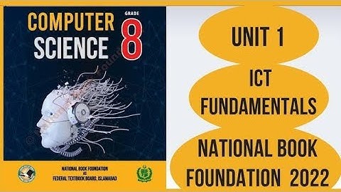 Class 8 Computer Science Chapter 1 ICT Fundamentals Answers | Federal Board Annual Examination
