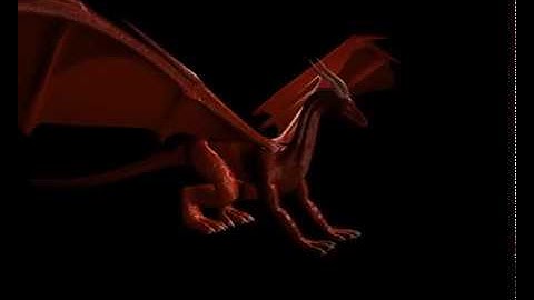 Black Dragon - Modeling, Texturing, Rigging in Blender (WIP 75) Test Render