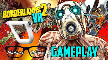 Borderlands 2 VR Aim Controller Support Review | PS4 Pro PSVR Gameplay | Shotana Studios