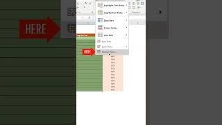 Progress bar with Conditional Formatting in Excel #corporate #excel #exceltricks #exceltips #excle