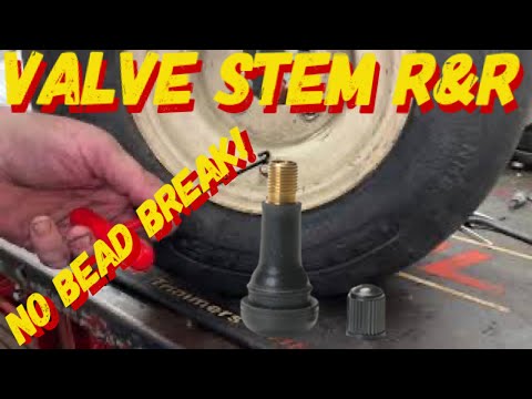 HOW TO REPLACE A VALVE STEM WITHOUT BREAKING THE TIRE BEAD
