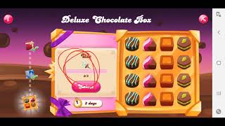 New Challenge Explained Gold Deluxe Chocolate Box 📦 😋 ✨ Candy Crush Saga screenshot 3