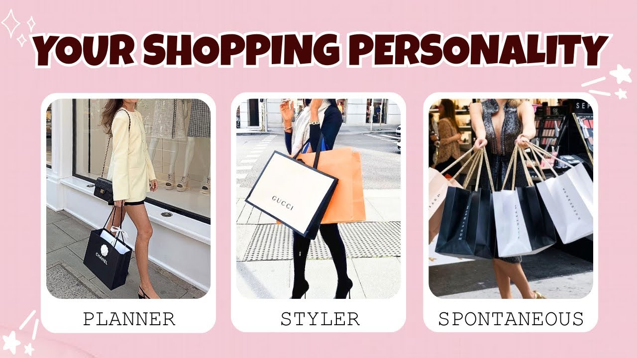 This Quiz will reveal what kind of a Shopper You Are✨Fun Aesthetic Quiz✨