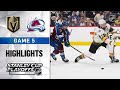 Second Round, Gm 5: Golden Knights @ Avalanche 6/8/21 | NHL Highlights