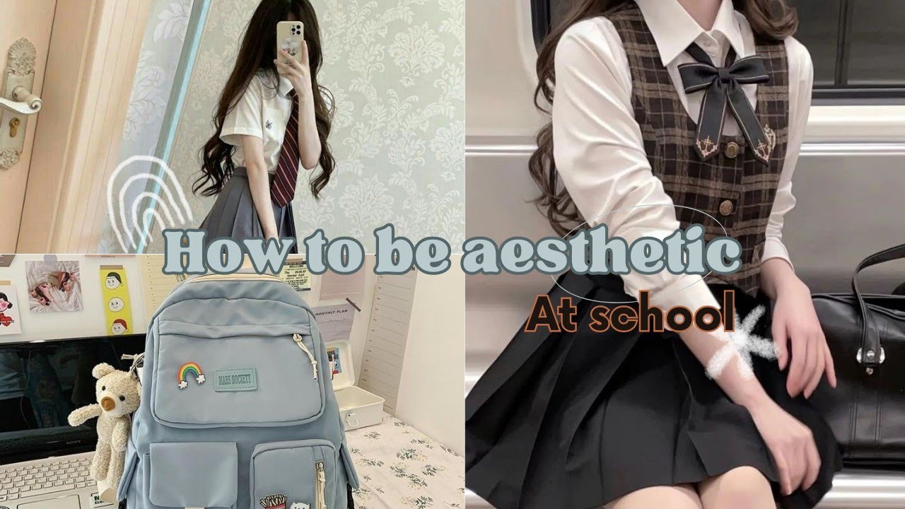 How to be aesthetic at school 🍓( Complete guide & tips ) #aesthetic # ...