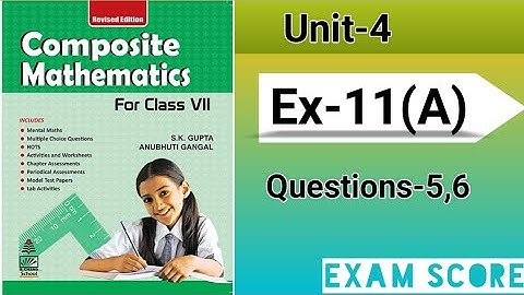 composite mathematics class 7 || triangle and it