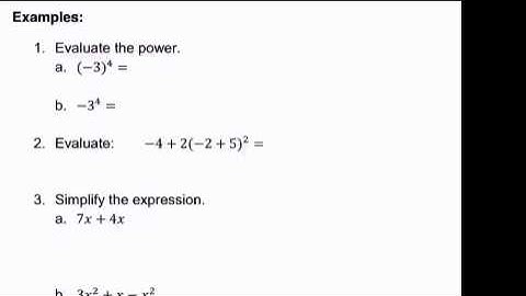 Lesson 1 2 Algebraic Expressions and Models