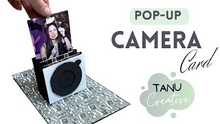 DIY Camera Pop Up Card | Gift Ideas | PopUp Photo Box Card