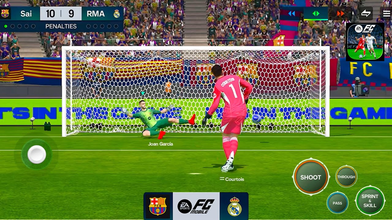 Fc Mobile Penalty Shootout #74 FC Barcelona Vs Real Madrid CF #fcmobile26