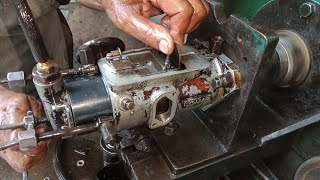 amazing process of diesel pump repairing Fiat tractor#repair