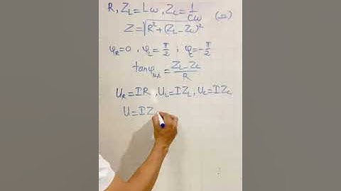 Tổng hợp toàn bộ công thức mạch điện xoay chiều RLC mắc nối tiếp - Vật lý 12