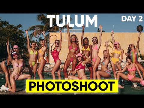 Model Photography Workshop In Tulum Mexico - Beach Photoshoot