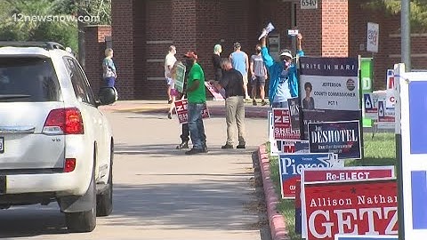 Early voting numbers up in Southeast Texas compared to 2016 election
