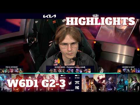 FNC vs VIT - Game 3 Highlights | Week 6 Day 1 LEC Summer 2026 | Fnatic vs Vitality G3 W6D1