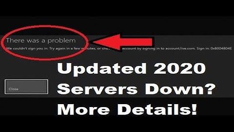Xbox One - How to Fix Sign In Error (UPDATED 2020 - How to Tell When Servers are Down)