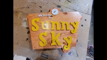 Custom Name Sign - Scroll Saw Project