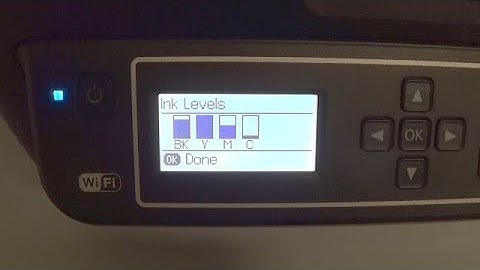 Checking ink levels Epson inkjet printers WF Workforce