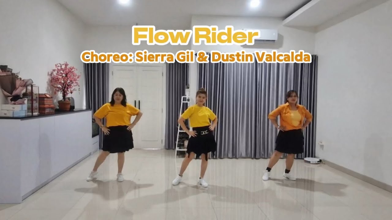 Flow Rider - Line Dance - YouTube