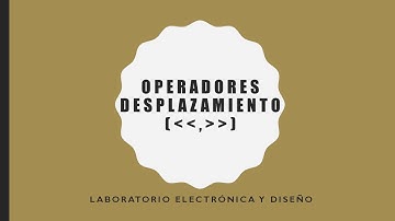 Operadores Desplazamiento (Explicación) | Proteus y MikroBasic