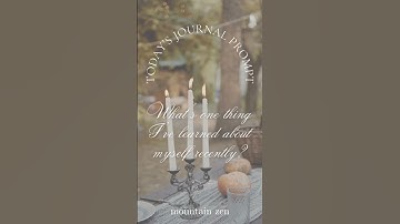 Journal Prompt for Self-Reflection  #mindfullnesspractice #journal #journaling #selfreflection
