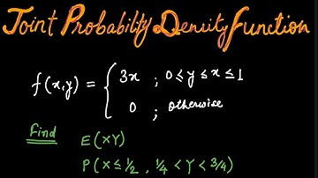 Joint probability density function solved example 4