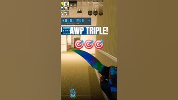 AWP TRIPLE! #cs2 #gaming #counterstrike #csgo #viralvideo #shorts #short #cs #yt #clips #rtx #fyp