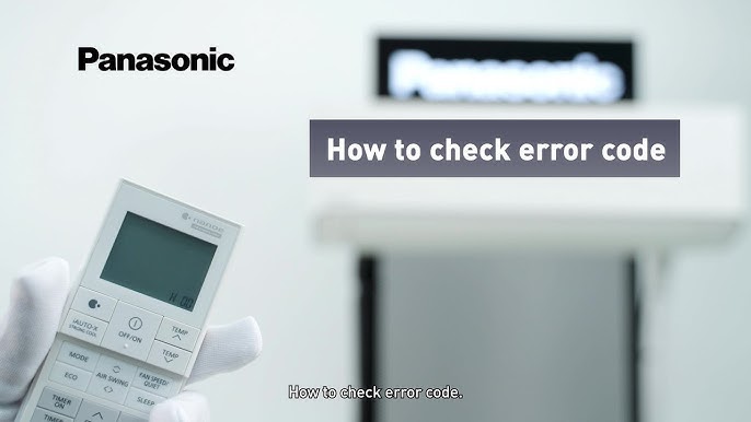 Panasonic nanoe air purifier error code display