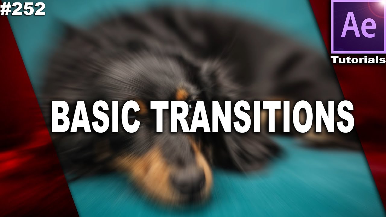 Basic Transition effects - After Effects tutorial by Balu Prime - YouTube