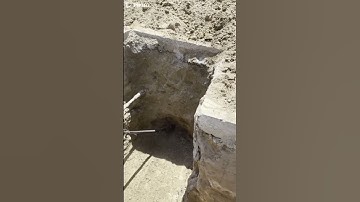 Trenchless Water Line Install - Pneumatic Boring #construction #trenchless #underground