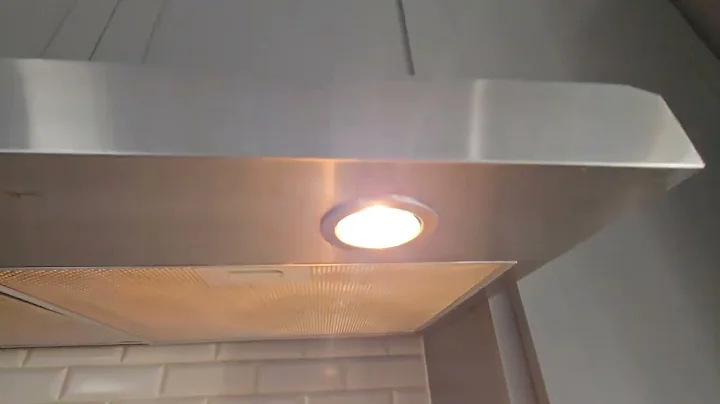 How to change GE Range hood bulb