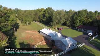 Licensed aerial drone video from Springfield, Missouri