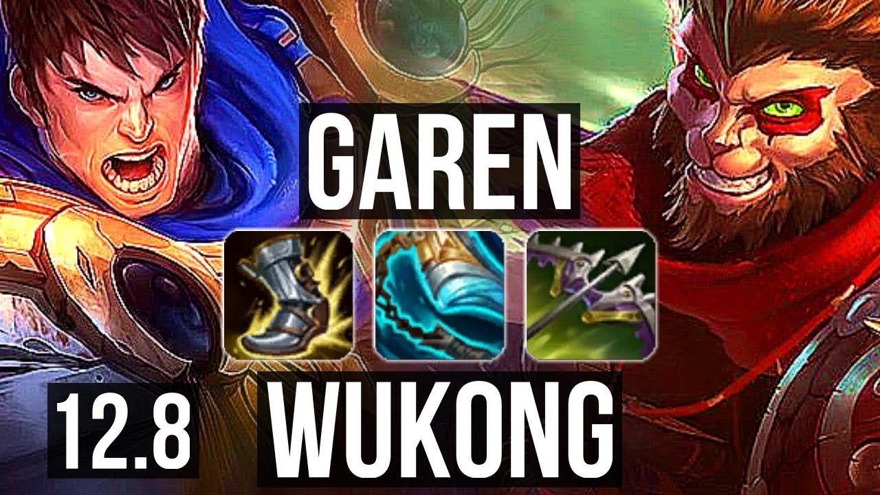 GAREN vs WUKONG (TOP) | 11/0/3, 6 solo kills, Legendary, 300+ games