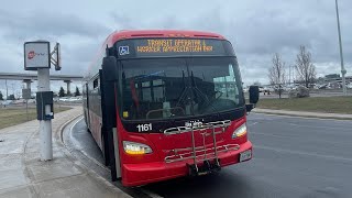 Brampton Transit Bus Ride 2011 NFI XDE40 #1161 505A Züm Bovaird (Morning Star to Viscount Station)