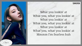 LE SSERAFIM - 'FEARLESS' | Easy Lyrics