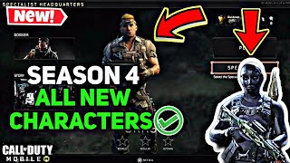 Season 4 | All New Upcoming Characters Leaked | Call Of Duty Mobile Leaks | Warrior Vision Yt