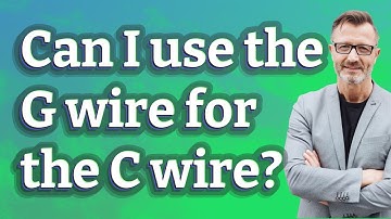 Can I use the G wire for the C wire?