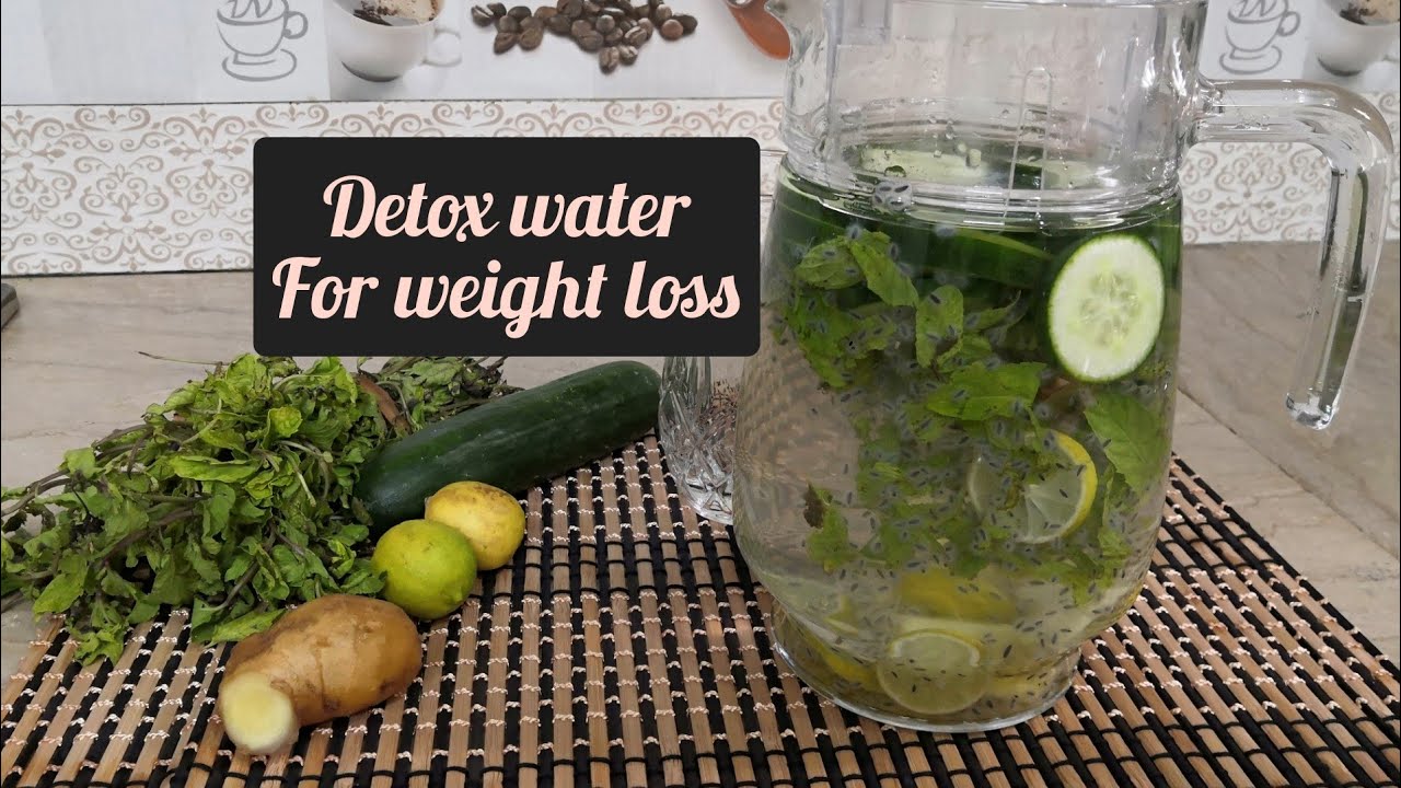 Detox water for weight loss No diet No exercise loose 5 kg weight in