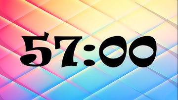 57 Minute Timer | 3420 Second Timer | 57 Minute Countdown with Music