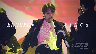 [4K] MMA 엔하이픈 정원 WINGS Performance + Future Perfect｜Melon Music Awards ENHYPEN JUNGWON fancam 221126