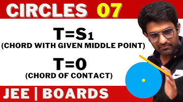 Circles 07 | Chord with given middle point | Chord Of Contact | Class 11th | Aman Sir Maths