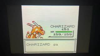 Pokémon Yellow - Charizard uses Flamethrower