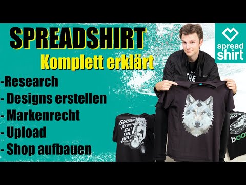 SPREADSHIRT T-Shirt Business 2020 aufbauen Anleitung (Tutorial komplett) + GEWINNSPIEL