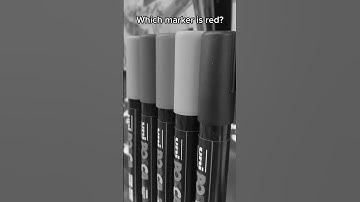 Which marker is RED? #posca #fyp #guessthecolor #guess #challenge #trend #art #markers