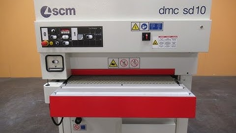 SCM DMC SD10 CS 95 Wide Belt Sander - J & G Machinery