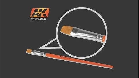 AK Paint & Weathering Brushes Scale Model Tool Review