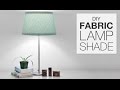 How to Cover a Lampshade with Fabric (DIY Tutorial)