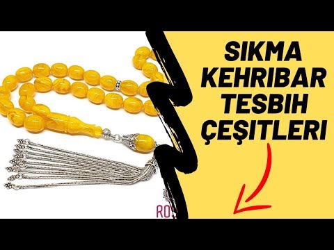 Sıkma Kehribar Tesbih