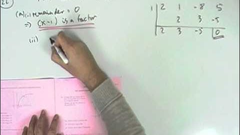 2010 SQA Higher Maths paper 1: 21 to 23