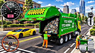 Garbage Dump Truck Driving Simulator - Trash Truck Driver - Android Gameplay screenshot 3