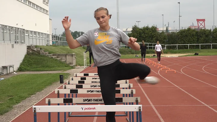 SV Schwechat Leichtathletin Victoria Hudson im Tra...